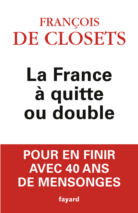 Cover image for book La France à quitte ou double