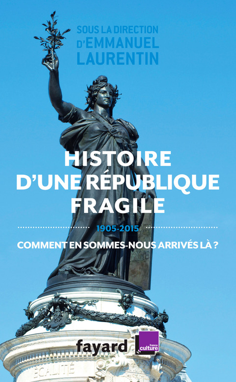 Cover image for book Histoire d'une République fragile (1905-2015)