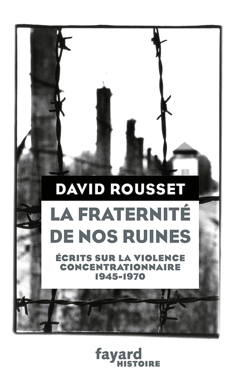 Cover image for book La Fraternité de nos ruines