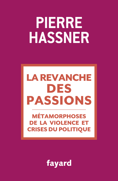 Cover image for book La revanche des passions
