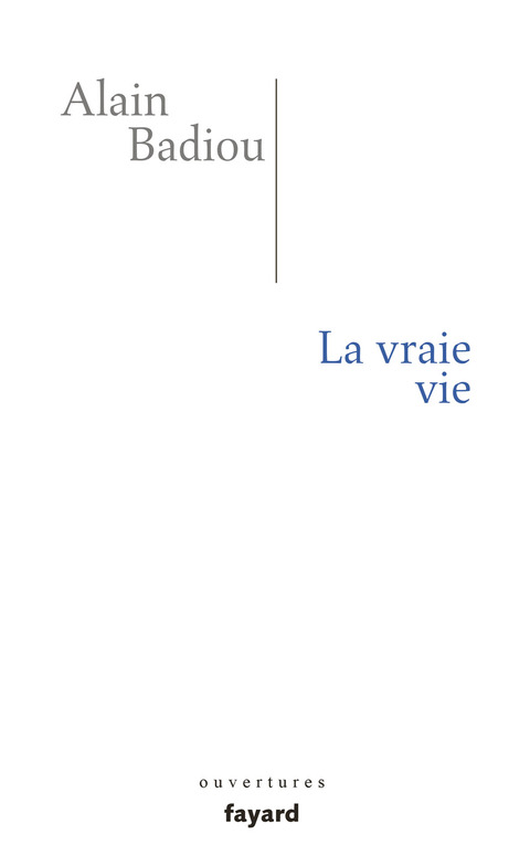Cover image for book La vraie vie