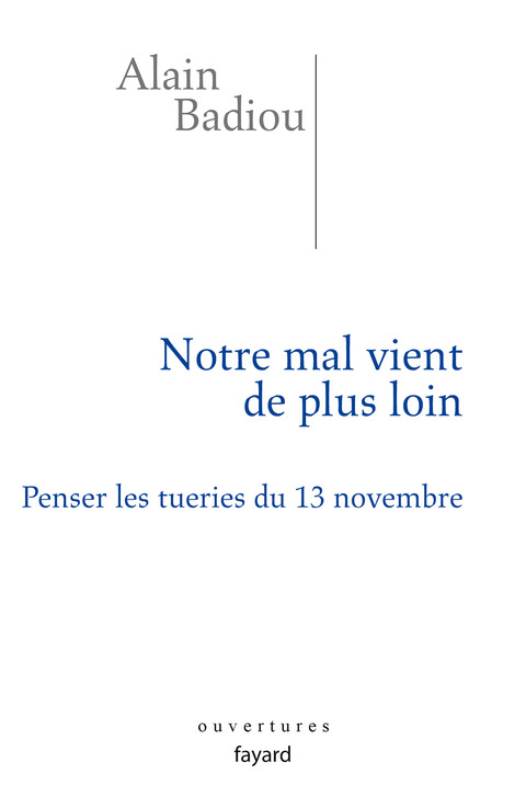 Cover image for book Notre mal vient de plus loin