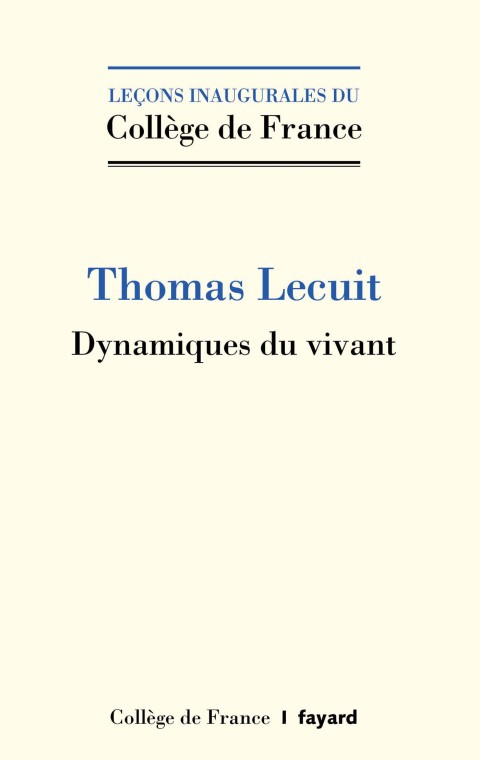 Cover image for book Dynamiques du vivant