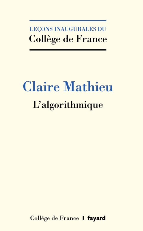 Cover image for book L'Algorithmique