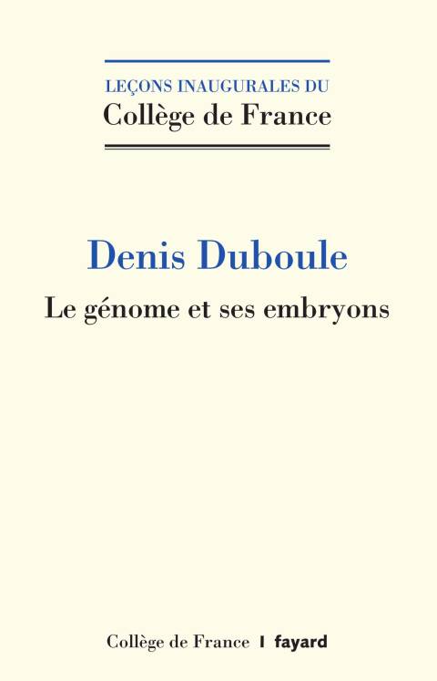 Cover image for book Le génome et ses embryons
