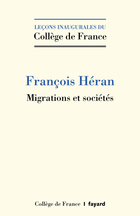Cover image for book Migrations et sociétés