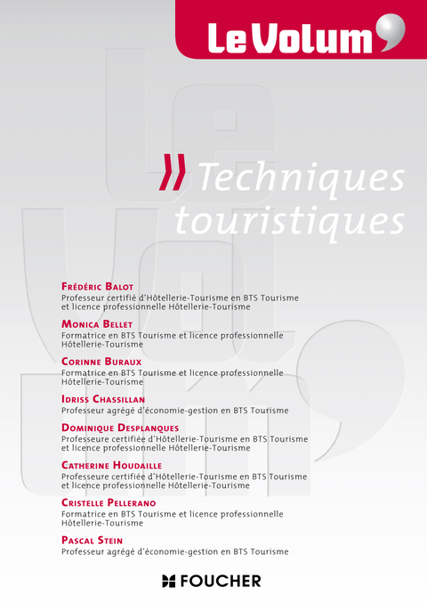 Cover image for book Techniques touristiques - Le Volum' - N°10
