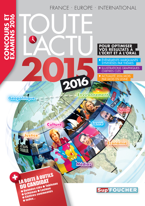 Cover image for book Toute l'actu 2015 Sujets et chiffres de l'actualité 2015 - Concours & examens 2016