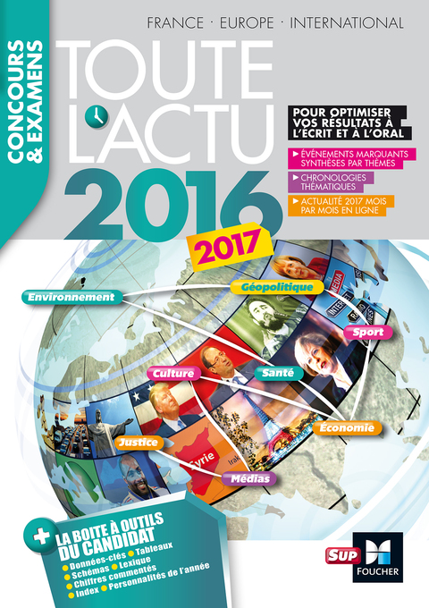 Cover image for book Toute l'actu 2016 Sujets et chiffres de l'actualité 2016 - Concours & examens