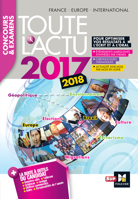 Cover image for book Toute l'actu 2017 - Concours & examens - Sujets et chiffres clefs de l'actualité 2017