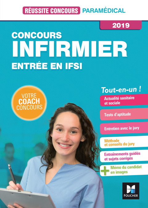 Cover image for book Réussite Concours - IFSI - Concours d'entrée 2019 - Préparation complète