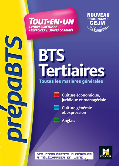 Cover image for book PREPABTS - Toutes les matières générales - BTS Tertiaires - Révision et entrainement - FXL
