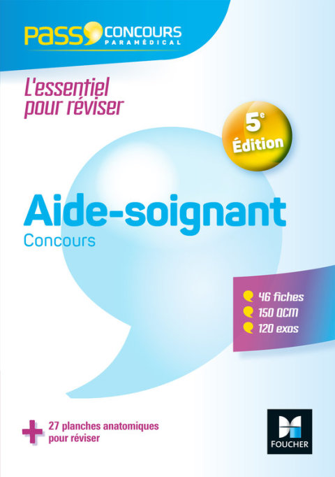 Cover image for book Pass'Concours Aide-soignant - AS - Entrée en IFAS - 5e édition - Révision et entrainement - FXL
