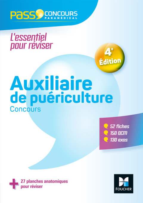 Cover image for book Pass'Concours Auxiliaire de puériculture - AP - Entrée en IFAP - 4e éd Révision et entrainement FXL