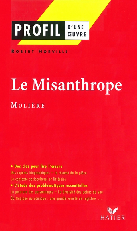 Cover image for book Profil - Molière : Le Misanthrope