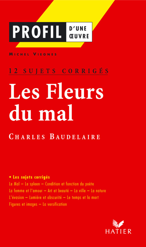 Cover image for book Profil - Baudelaire : Les Fleurs du mal : 12 sujets corrigés