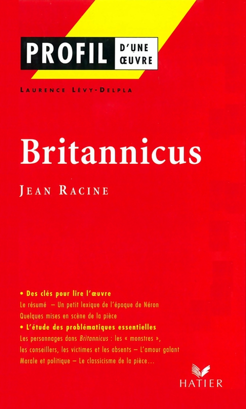 Cover image for book Profil - Racine (Jean) : Britannicus