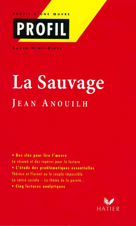 Cover image for book Profil - Anouilh (Jean) : La sauvage