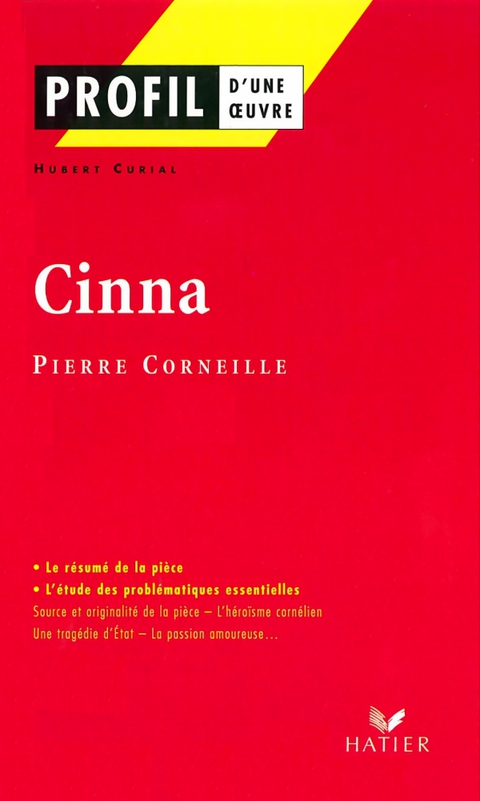 Cover image for book Profil - Corneille (Pierre) : Cinna