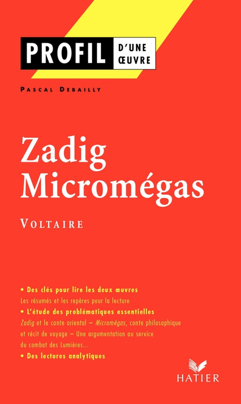 Cover image for book Profil - Voltaire  : Zadig - Micromégas