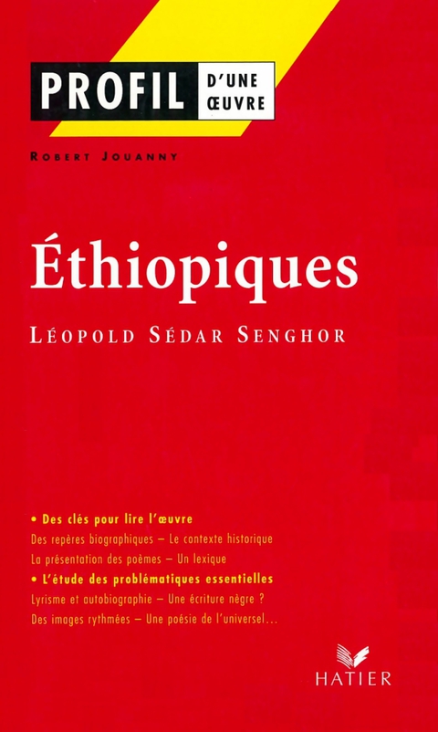 Cover image for book Profil - Senghor (Léopold Sédar) : Ethiopiques