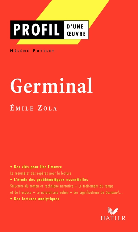 Cover image for book Profil - Zola (Emile) : Germinal