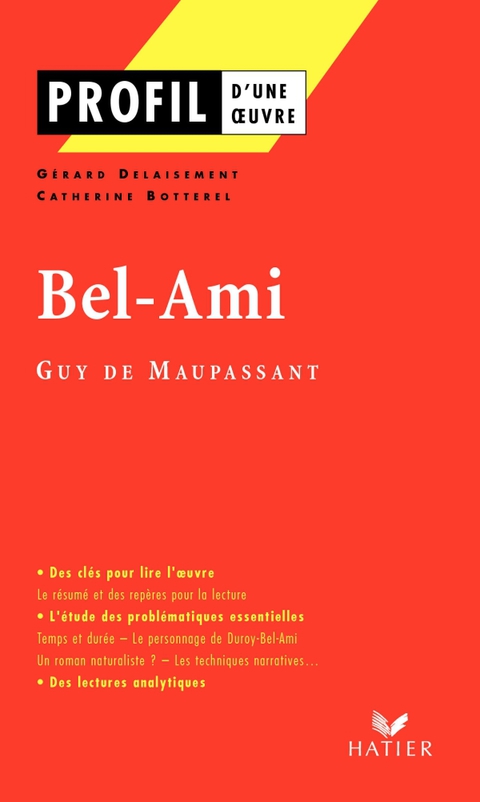 Cover image for book Profil - Maupassant (Guy de) : Bel-Ami