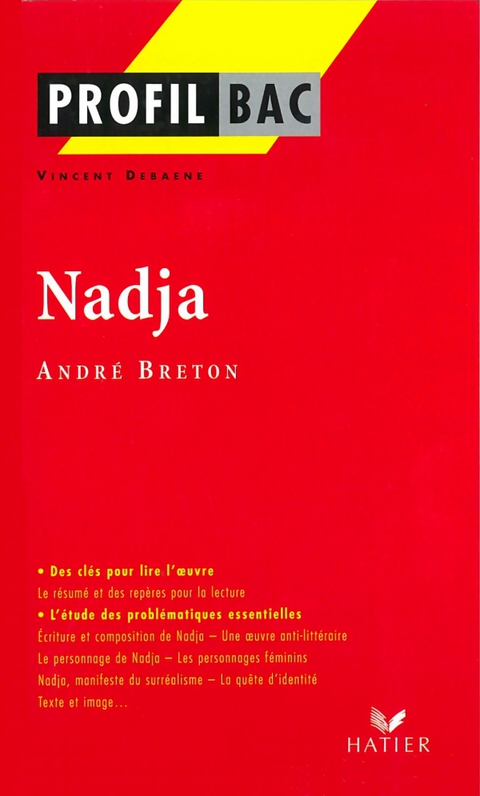Cover image for book Profil - Breton (André) : Nadja