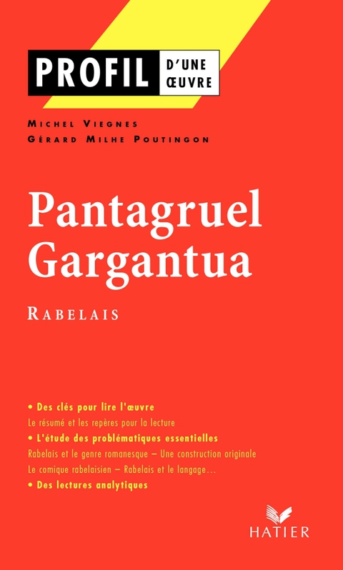 Cover image for book Profil - Rabelais (François) : Pantagruel, Gargantua