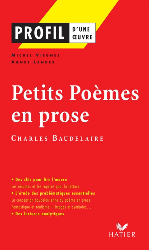 Cover image for book Profil - Baudelaire : Petits Poèmes en prose