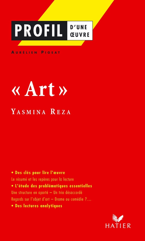 Cover image for book Profil - Reza (Yasmina) : Art