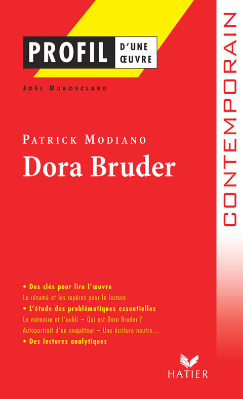 Cover image for book Profil - Modiano (Patrick) : Dora Bruder