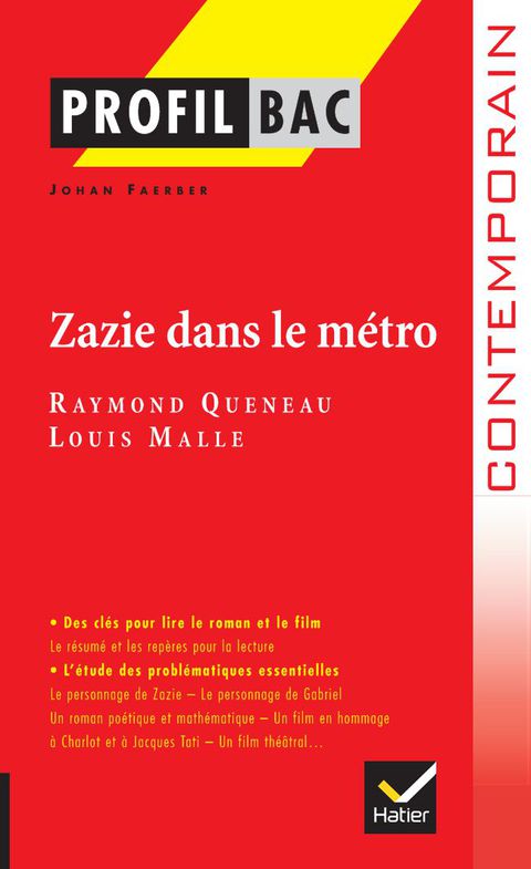 Cover image for book Profil - Queneau  : Zazie dans le métro