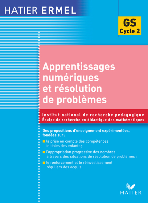 Cover image for book Ermel - Apprentissages numériques et résolution de problèmes Grande Section
