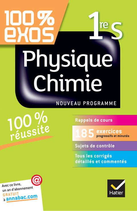 Cover image for book 100% exos Physique-Chimie 1re S