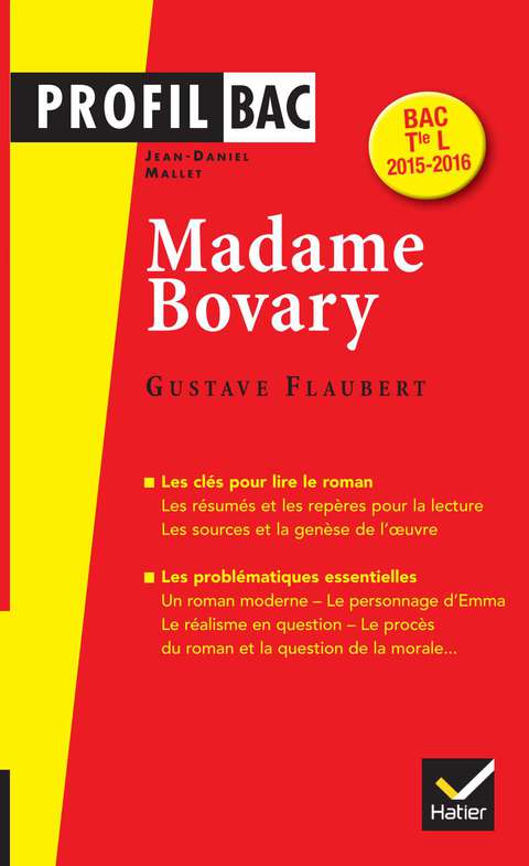 Cover image for book Profil Madame Bovary (Flaubert)