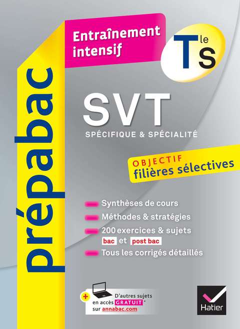 Cover image for book SVT Tle S (spécifique & spécialité) - Prépabac Entraînement intensif