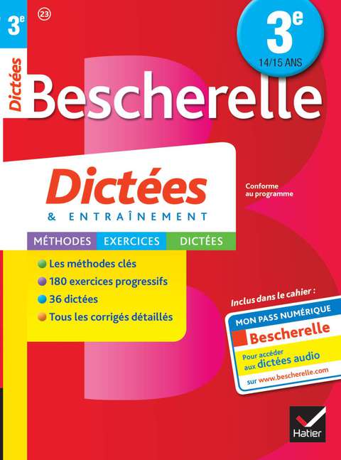 Cover image for book Bescherelle Dictées 3e