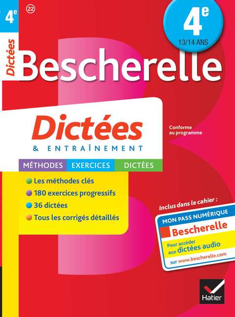 Cover image for book Bescherelle Dictées 4e