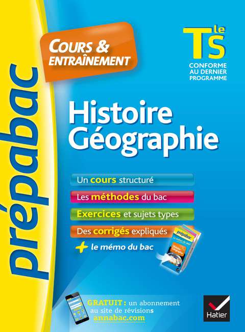 Cover image for book Histoire-Géographie Tle S - Prépabac Cours & entraînement