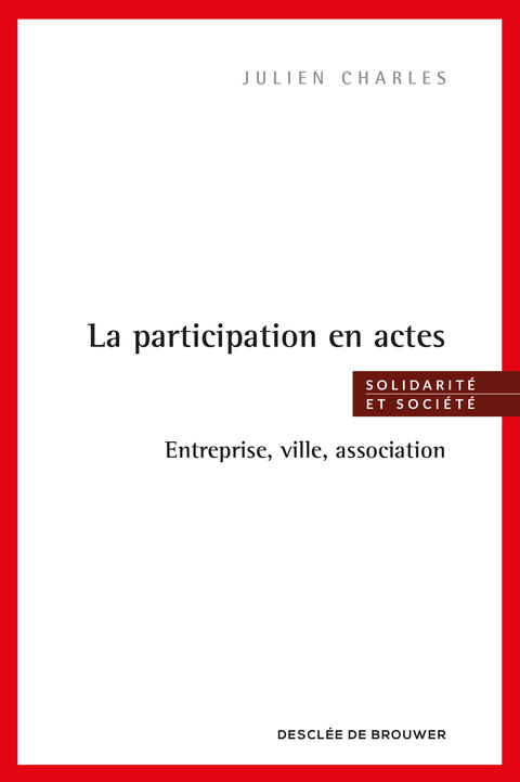 Cover image for book La participation en actes