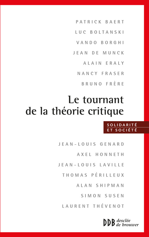 Cover image for book Le tournant de la théorie critique