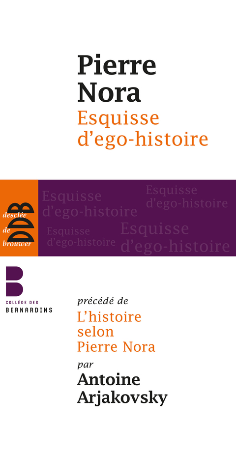 Cover image for book Esquisse d'ego-histoire