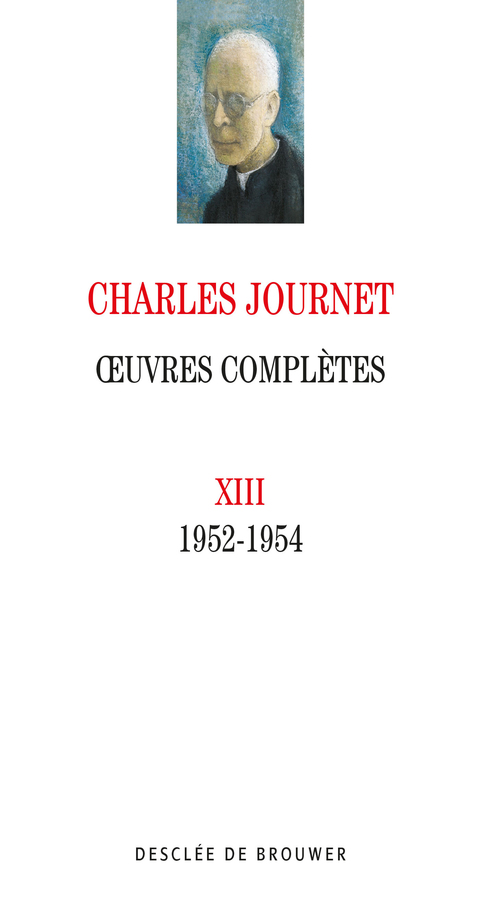 Cover image for book Oeuvres complètes volume XIII