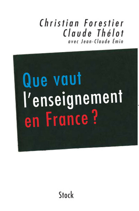 Cover image for book Que vaut l'enseignement en France ?