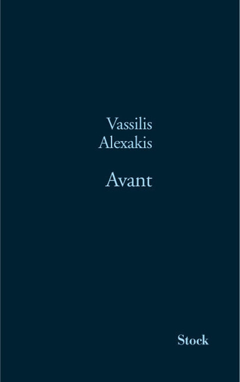 Cover image for book Avant