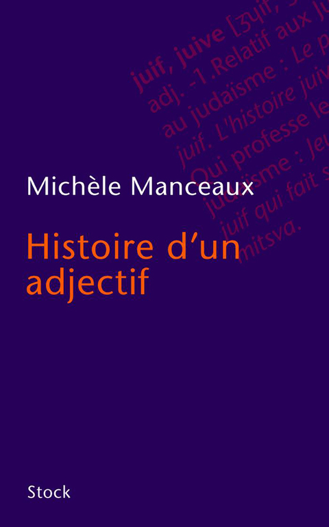 Cover image for book Histoire d'un adjectif