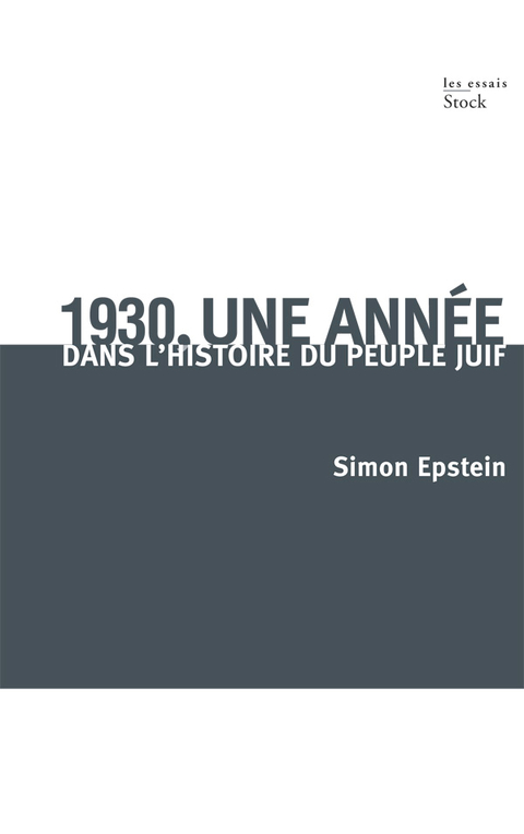 Cover image for book 1930, une année dans l'histoire du peuple juif