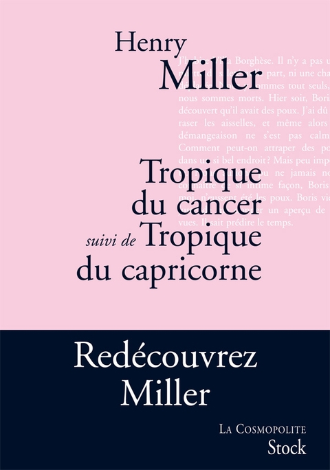 Cover image for book Tropique du Cancer suivi de Tropique du Capricorne