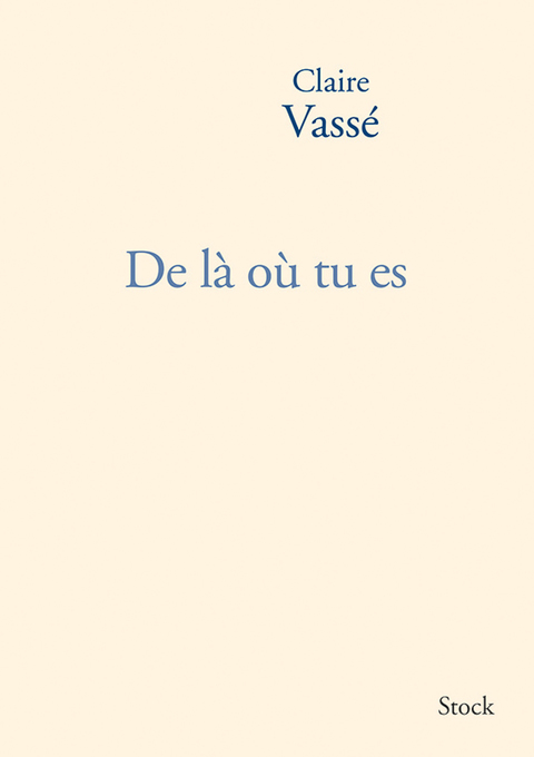 Cover image for book De là où tu es